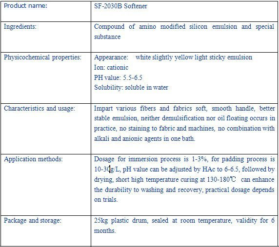 emulsión de la escama del suavizador para la materia textil que acaba el agente auxiliar